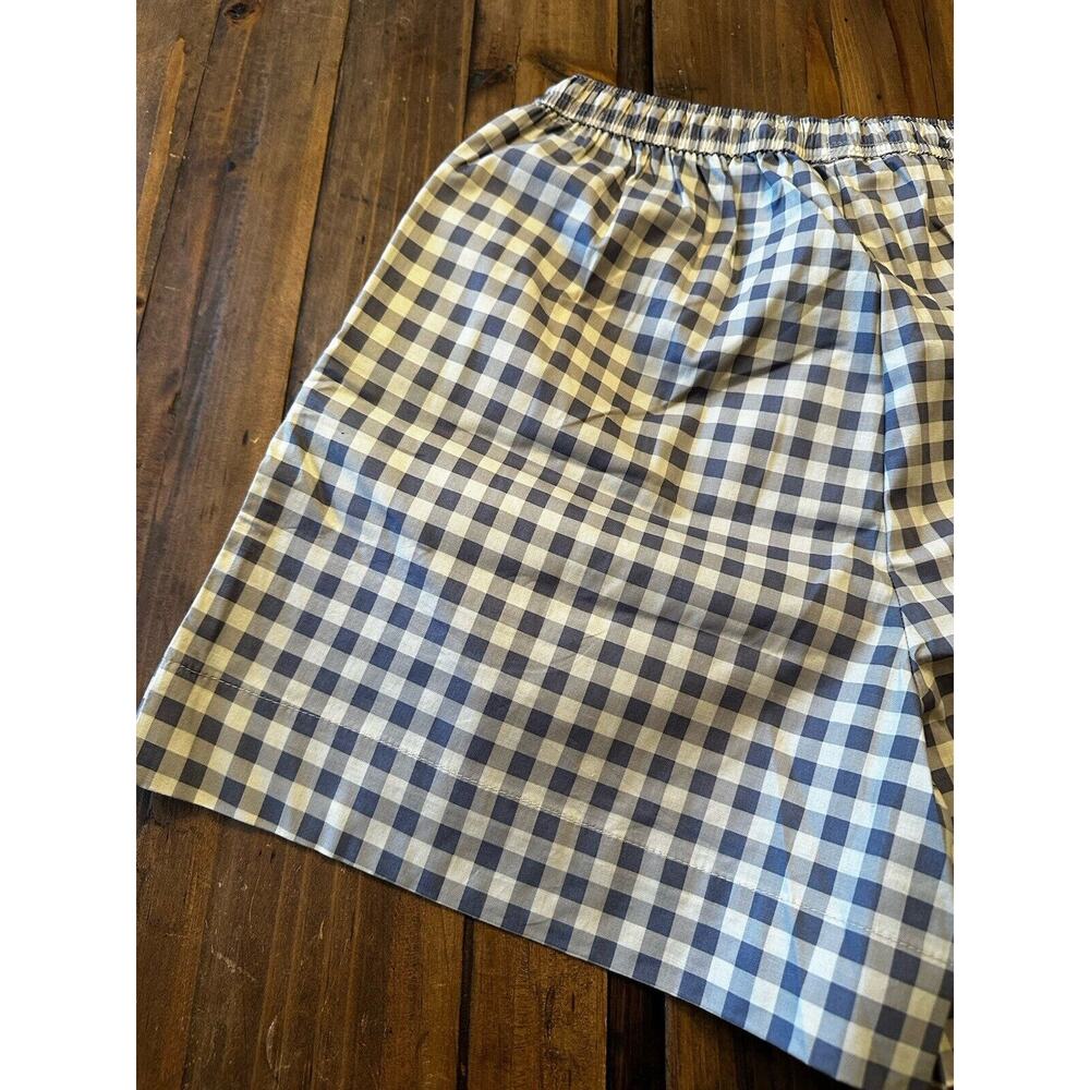 We Wore What Casual Cotton Shorts Pull On Gingham Plaid Size Small Boxers Womens - Picture 13 of 14